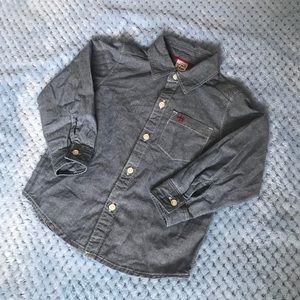 EUC - Carter’s Long Sleeve Denim Shirt - 24M